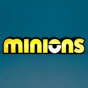 Minions LED-Leuchte Logo 30 cm