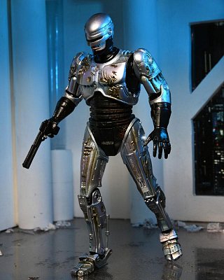 RoboCop Actionfigur Ultimate Battle Damaged RoboCop with Chair 18 cm